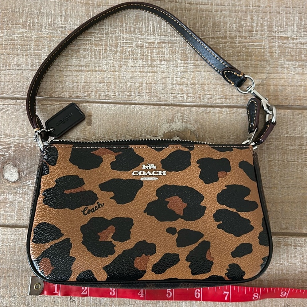 Coach Leopard print mini purse